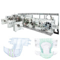 Full Servo 600pcs/-min T Shape Baby Diaper Production Line